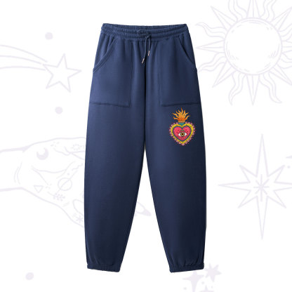 Purplehecate The Fiery Eye Fleece Sweatpants