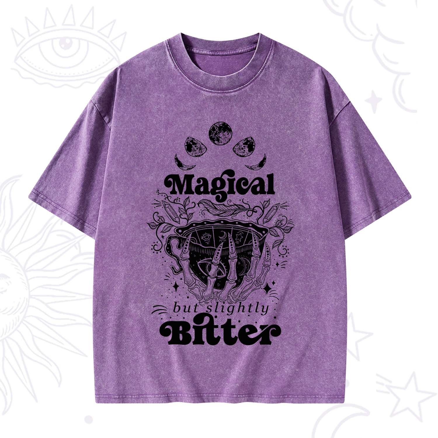 Purplehecate Magical But Slightly Bitter Washed T-Shirt