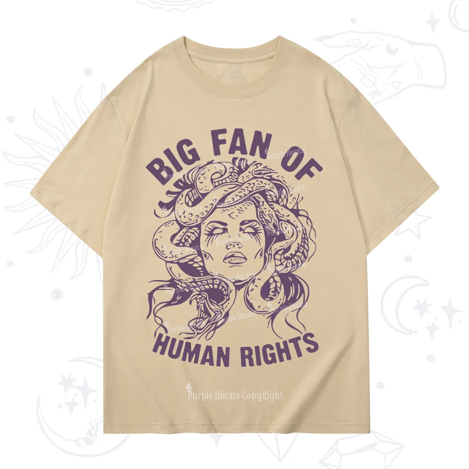 Purplehecate Big Fan of Human Rights T-Shirt