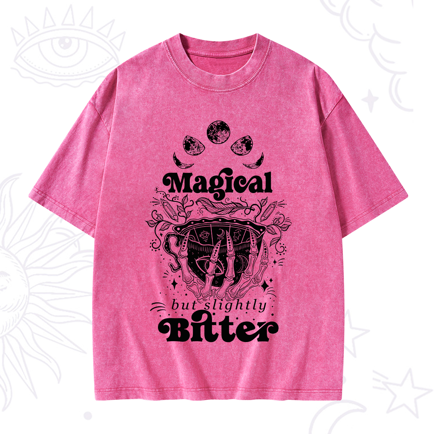 Purplehecate Magical But Slightly Bitter Washed T-Shirt