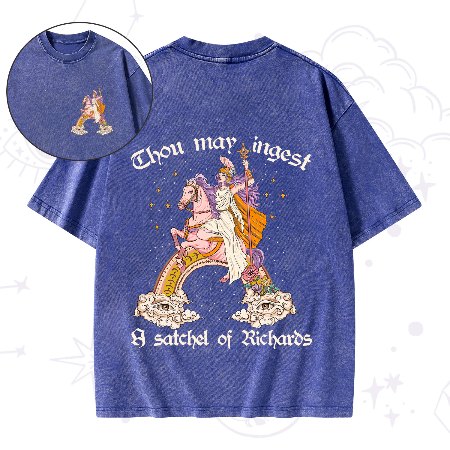 Purplehecate Thou may ingest a satchel of Richards Washed T-Shirt
