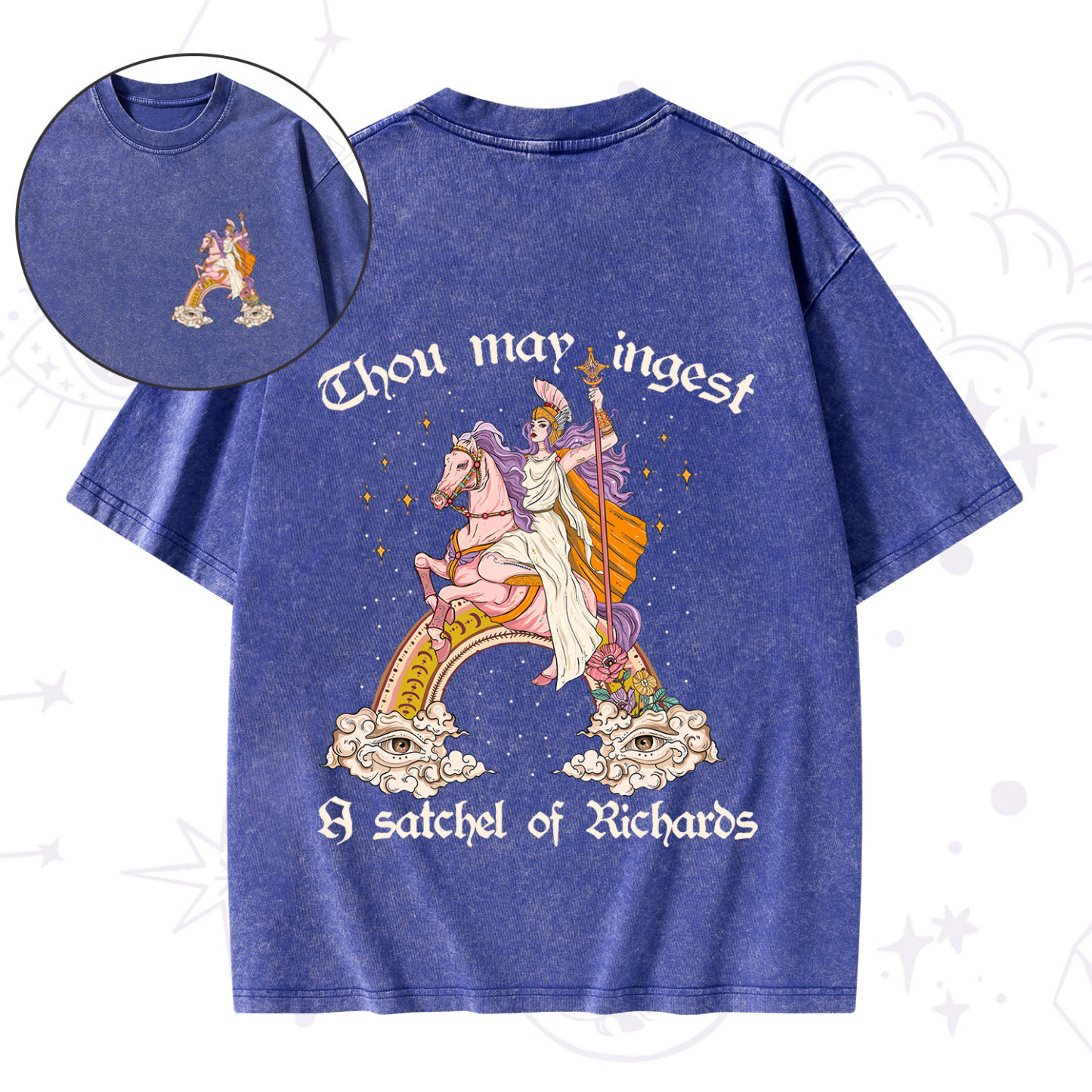 Purplehecate Thou may ingest a satchel of Richards Washed T-Shirt