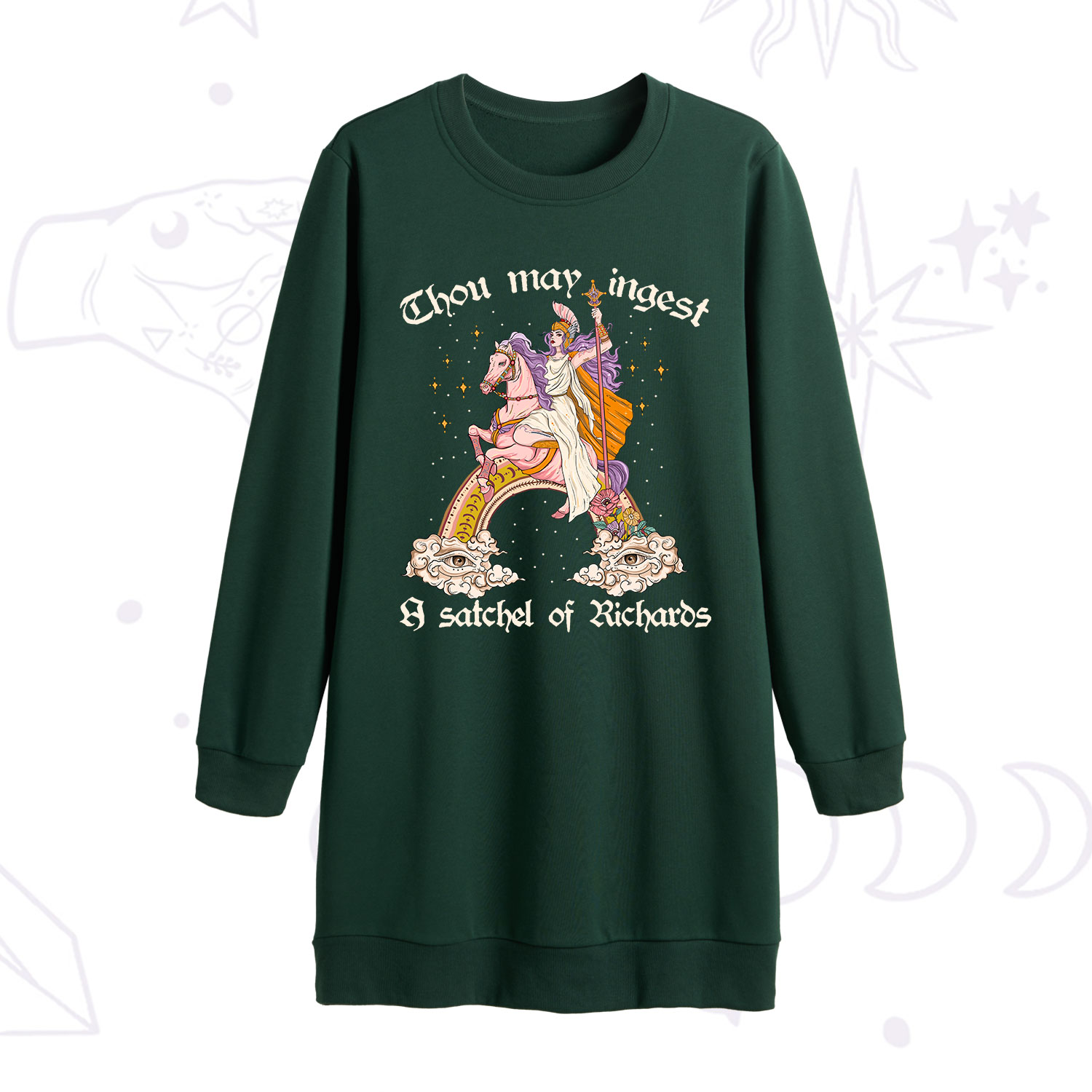 Purplehecate Thou may ingest a satchel of Richards Sweatshirt Dress
