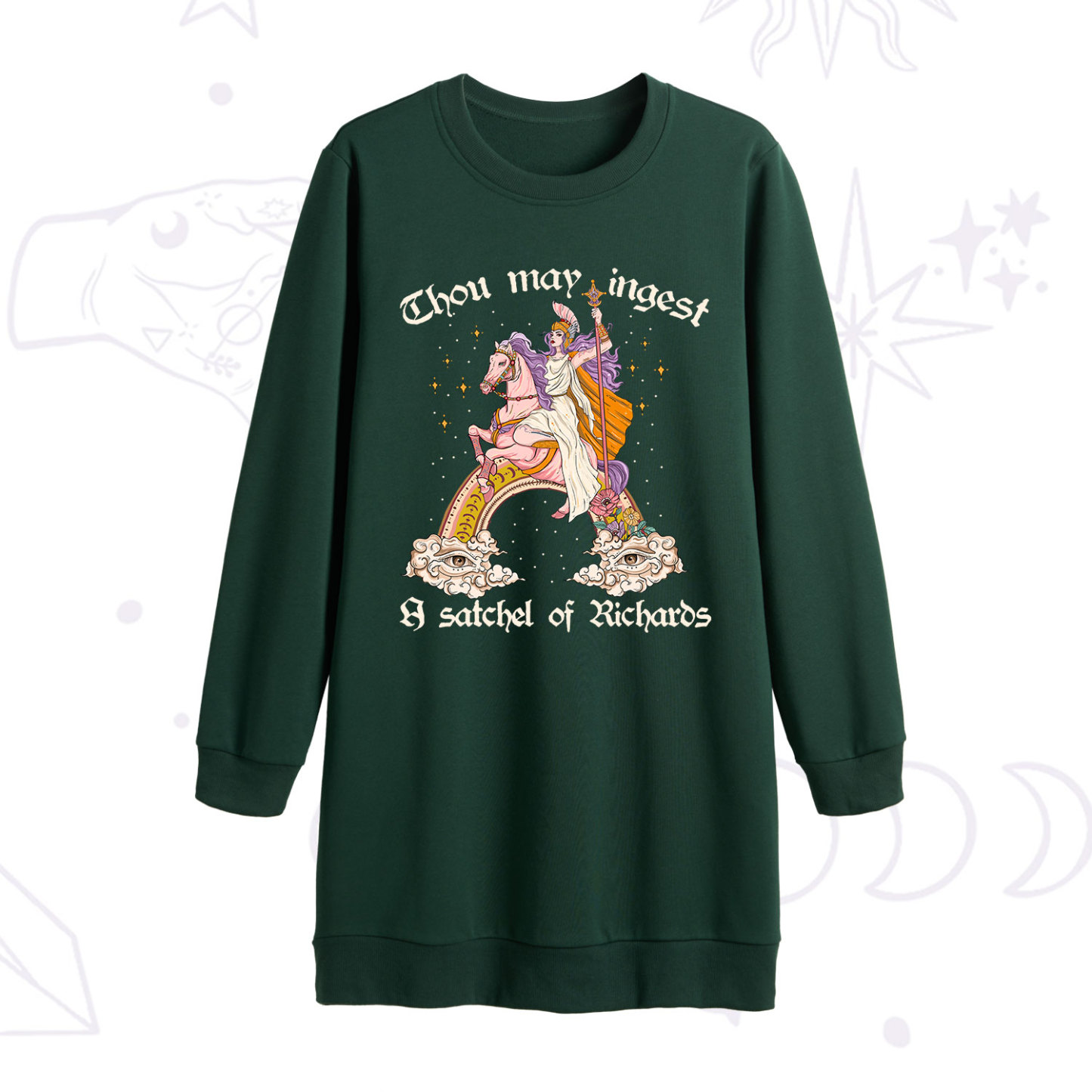 Purplehecate Thou may ingest a satchel of Richards Sweatshirt Dress