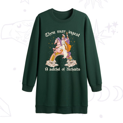 Purplehecate Thou may ingest a satchel of Richards Sweatshirt Dress