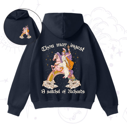 Purplehecate Thou may ingest a satchel of Richards Fleece Hoodie Suit