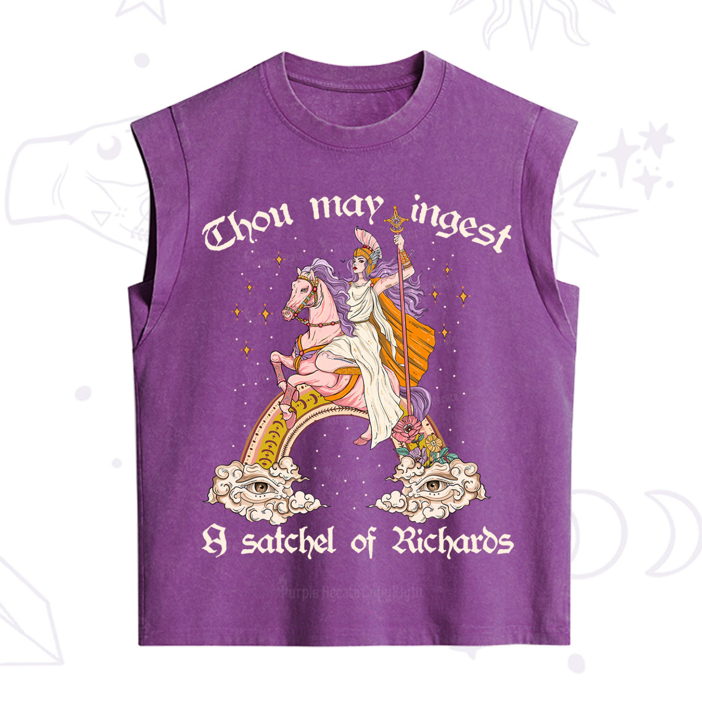Purplehecate Thou may ingest a satchel of Richards Vintage Washed Tank