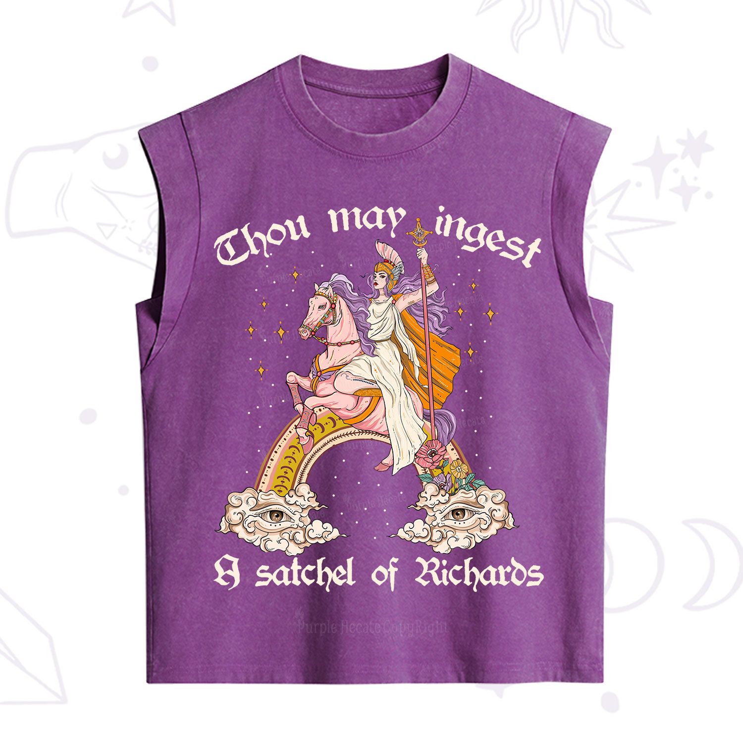 Purplehecate Thou may ingest a satchel of Richards Vintage Washed Tank