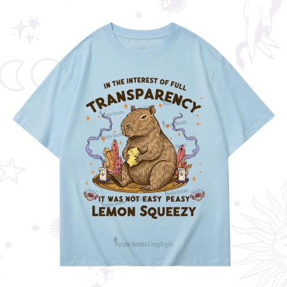 Purplehecate Funny Capybara T-Shirt