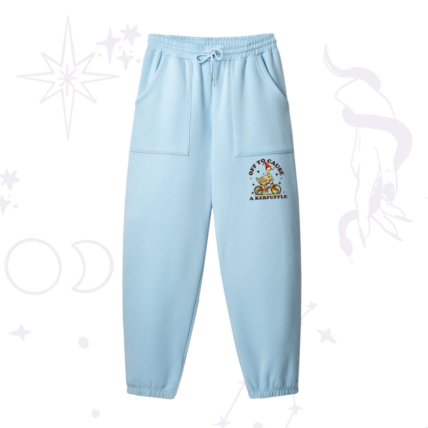 Purplehecate Off to Cause a Kerfuffle Goose Fleece Sweatpants