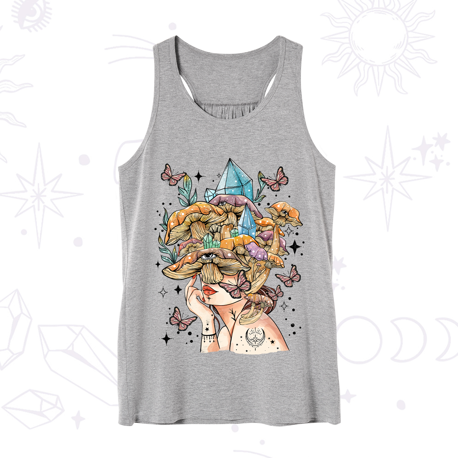 Purplehecate Crystal Goddess Tank