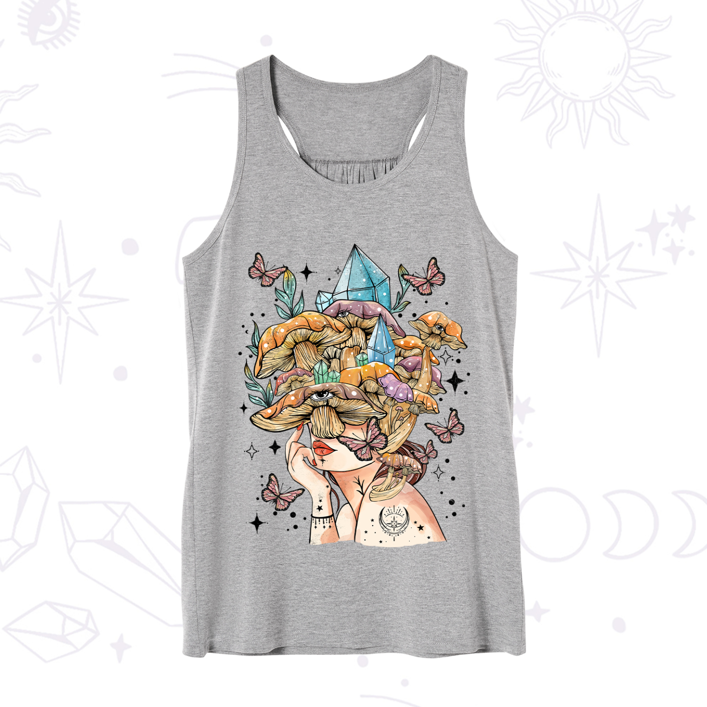 Purplehecate Crystal Goddess Tank
