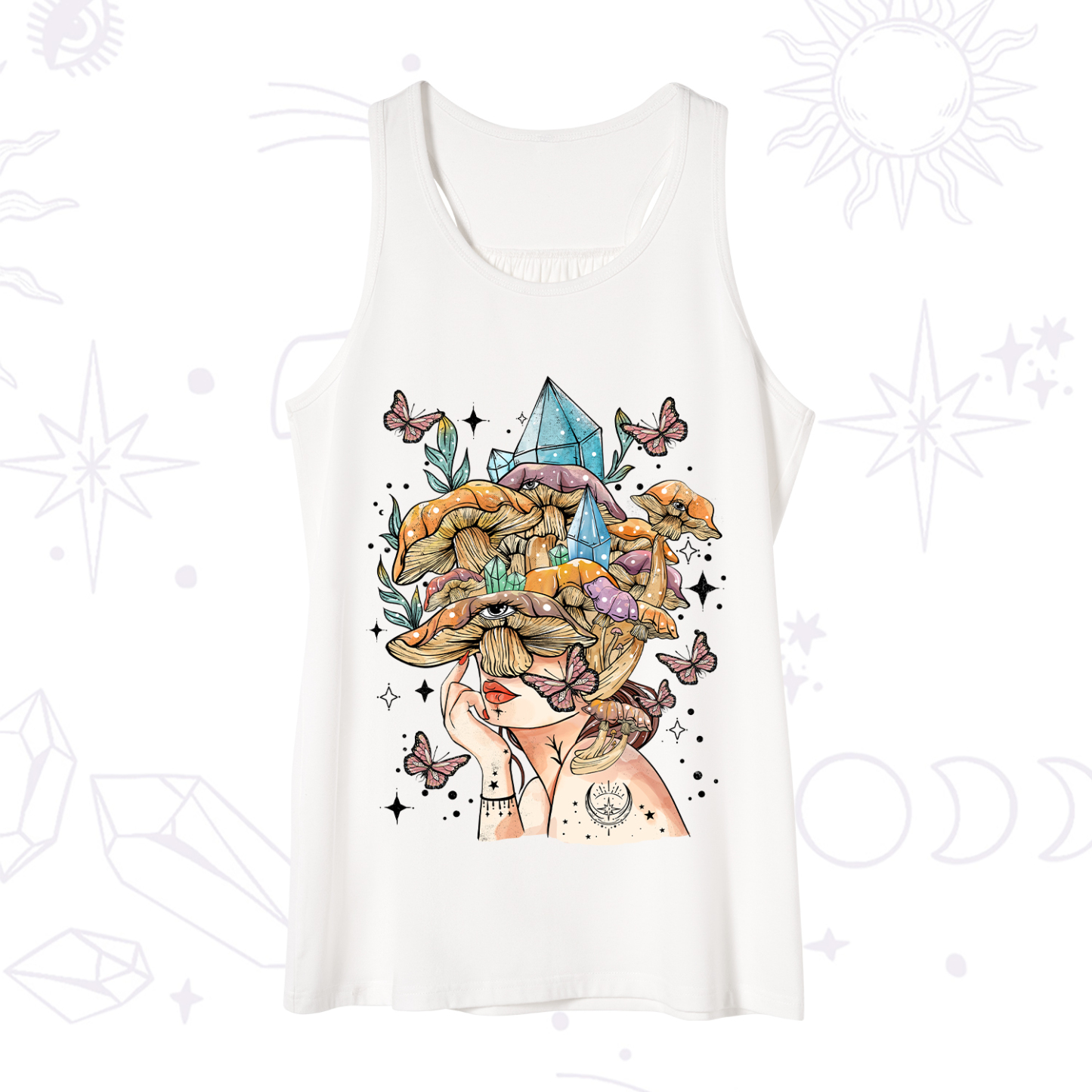 Purplehecate Crystal Goddess Tank