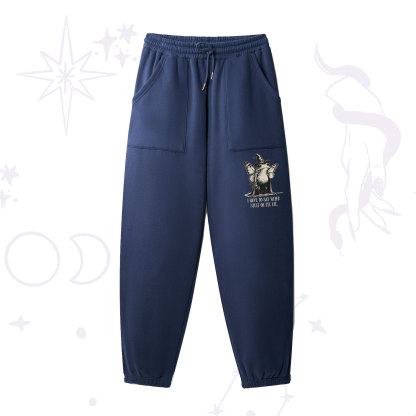 Purplehecate I Have to Say Weird Stuff Or I'll Die Fleece Sweatpants