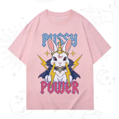 Purplehecate Pussy Power Magic Bunny T-Shirt