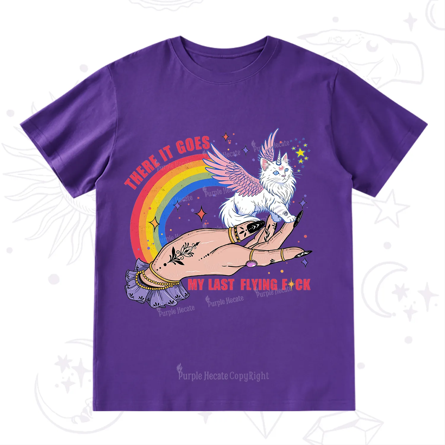 Purplehecate There It Goes My Last Flying F*ck T-Shirt