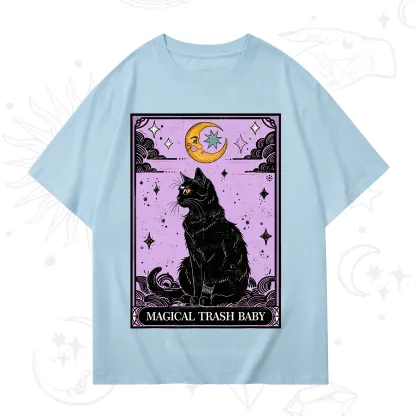 Purplehecate Magical Trash Baby Tarot Cat T-Shirt