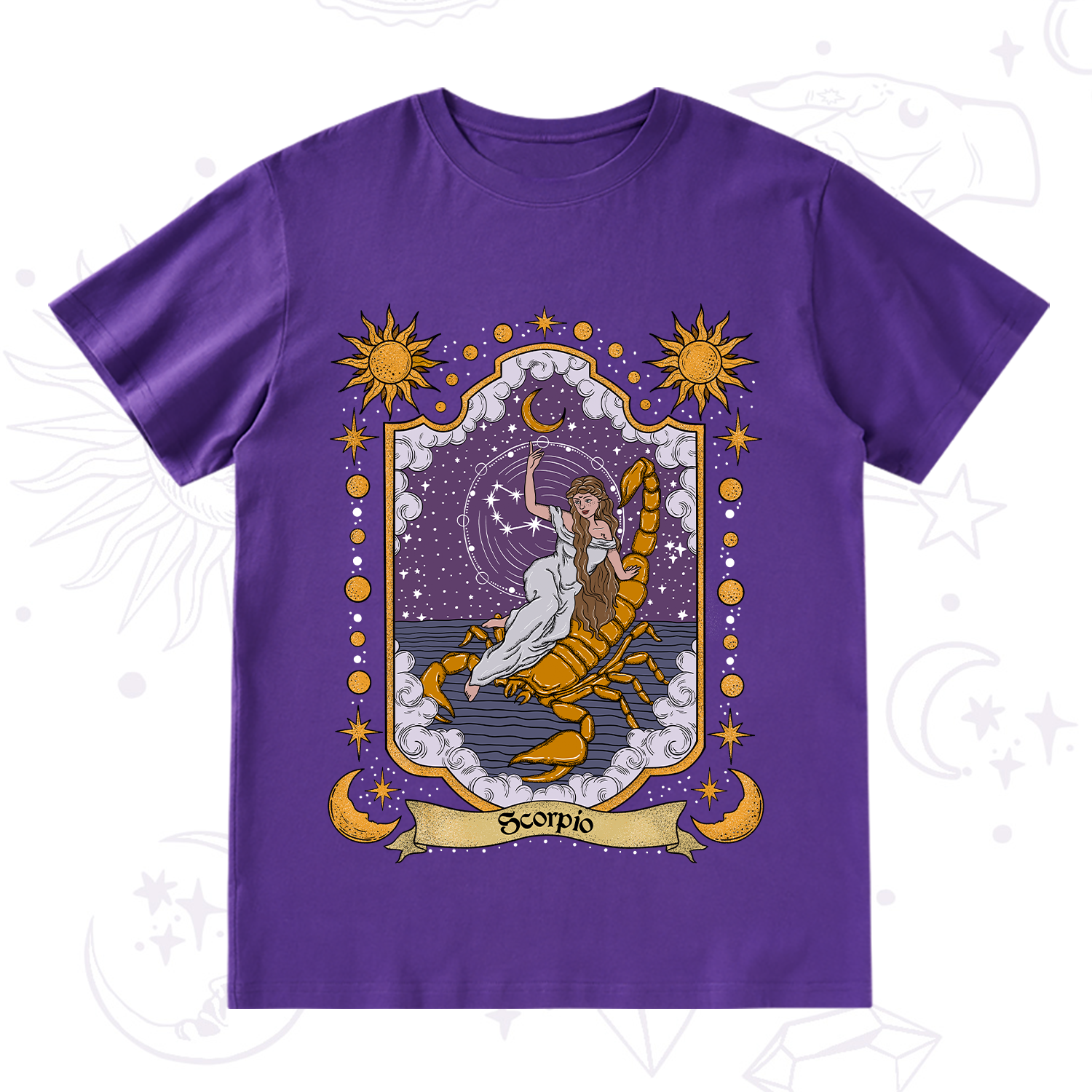 Purplehecate Scorpio Zodiac T-Shirt