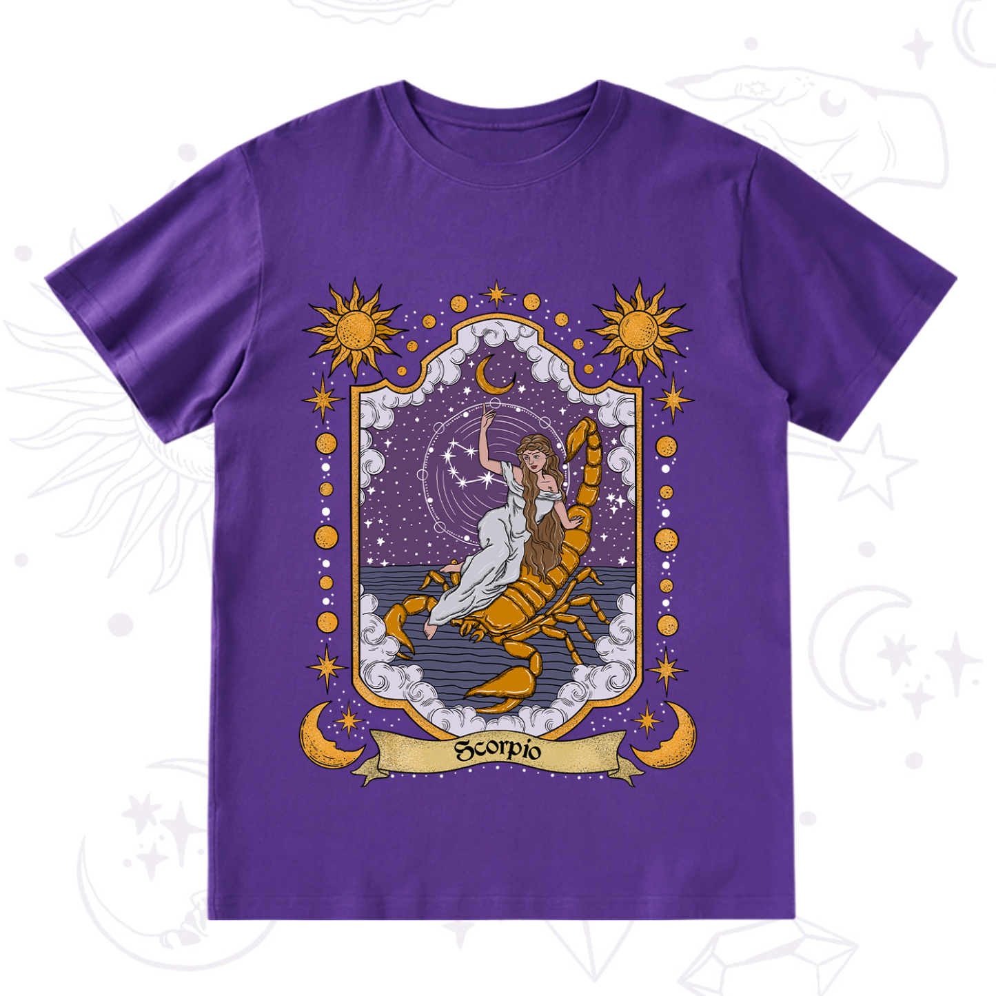 Purplehecate Scorpio Zodiac T-Shirt