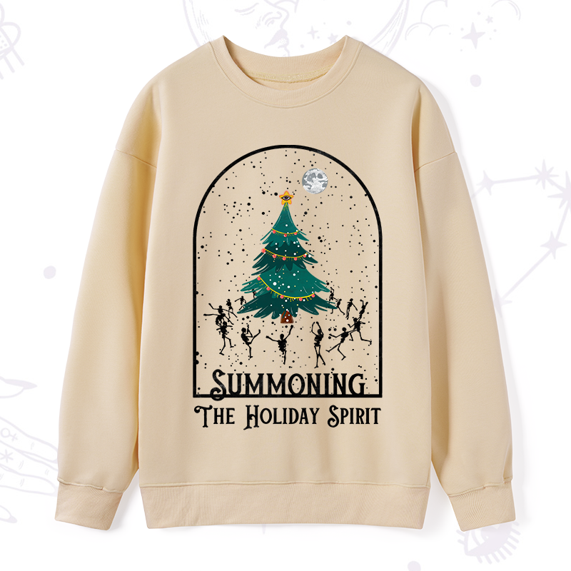 Purplehecate Christmas The Holiday Spirit Sweatshirt