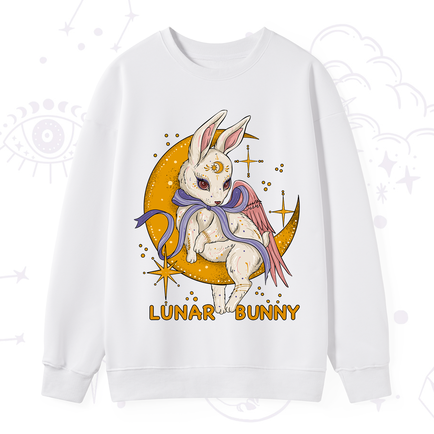 Purplehecate Lunar Bunny Easter Sweatshirt