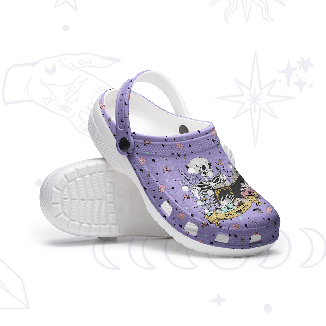 Purplehecate The Reader's Tarot Rubber Clogs