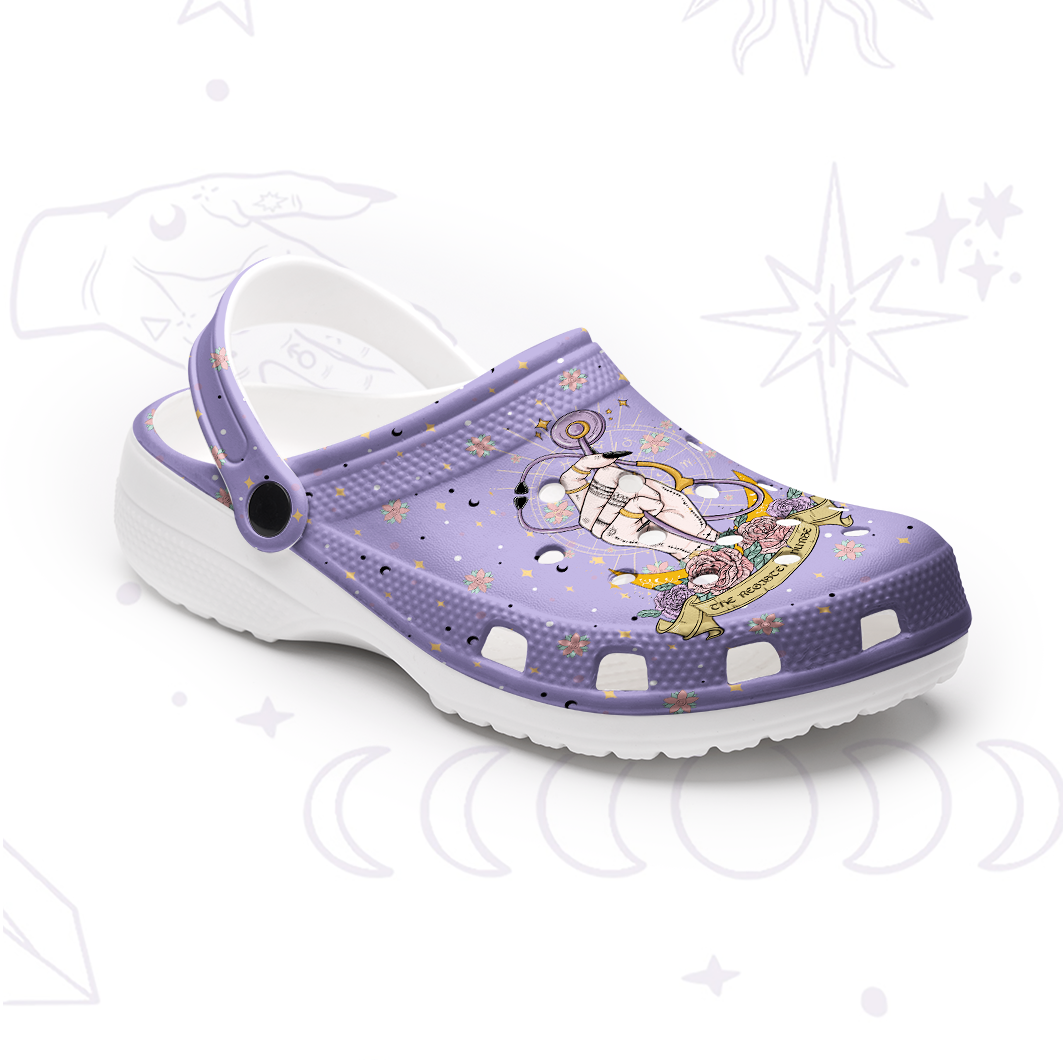 Purplehecate The Registered Nurse Tarot Card Rubber Clogs