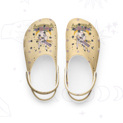 Purplehecate The Hair Stylist Tarot Rubber Clogs