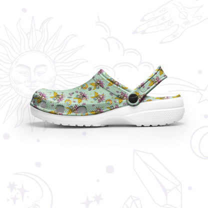 Purplehecate Fairy Dust Rubber Clogs