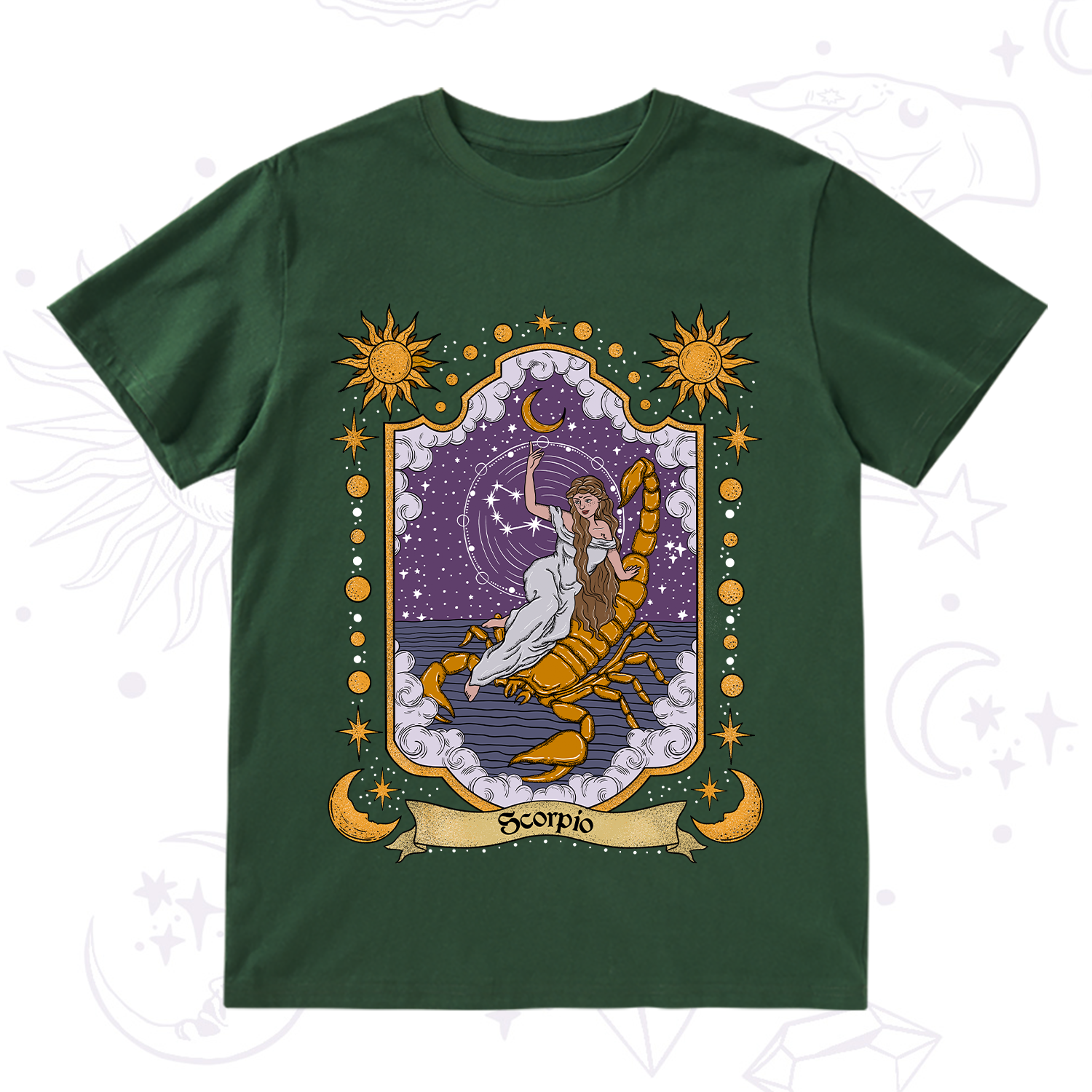 Purplehecate Scorpio Zodiac T-Shirt