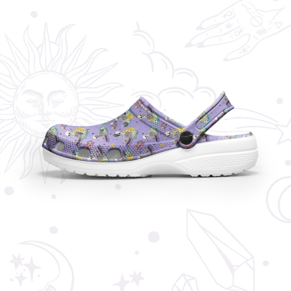 Purplehecate Book Lover Rubber Clogs