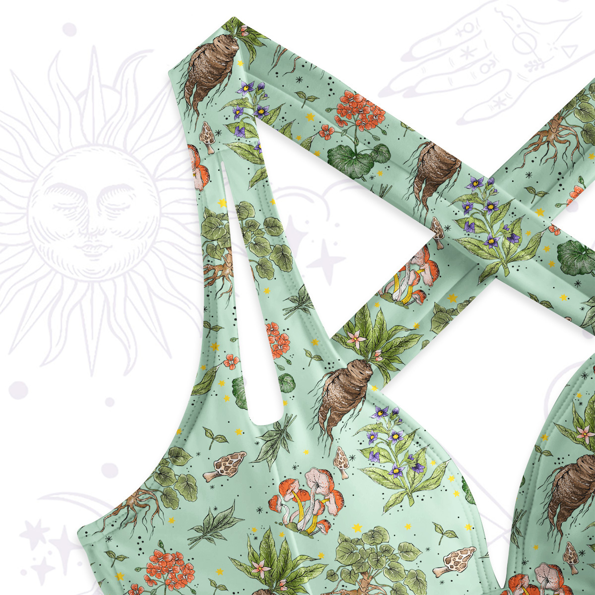 Purplehecate Magical Herbcraft Swimsuit