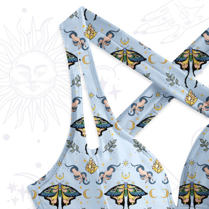Purplehecate Mystical Moth Swimsuit