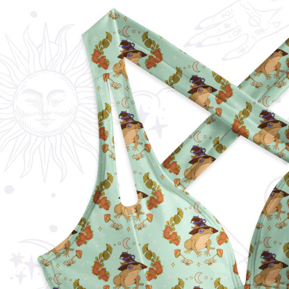 Purplehecate The Frog One-Piece Swimsuit