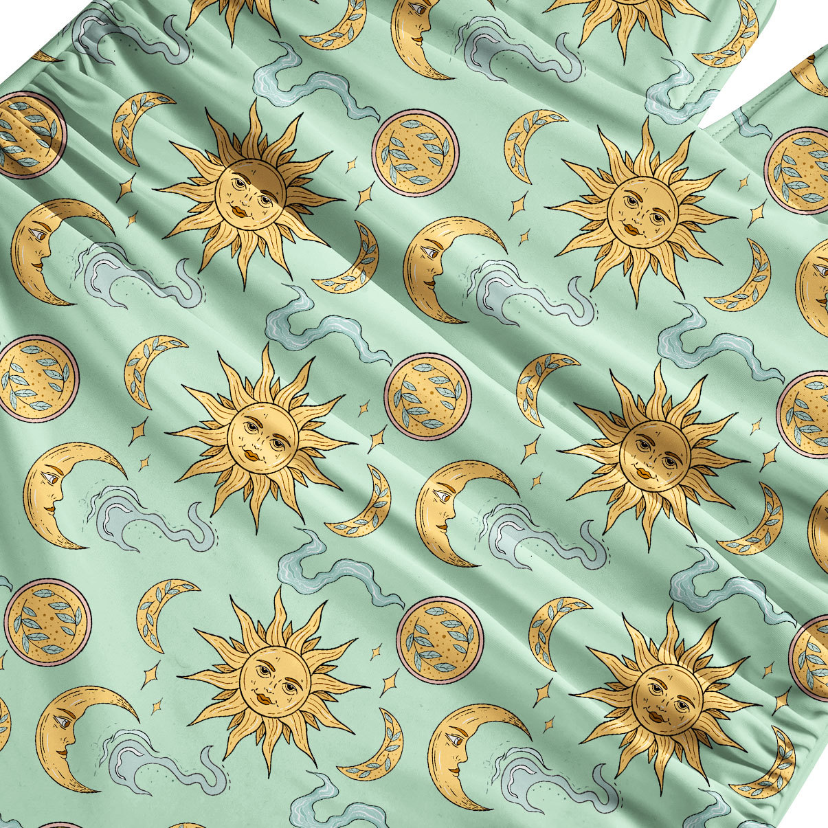 Purplehecate Magic of Sun and Moon One-Piece Swimsuit