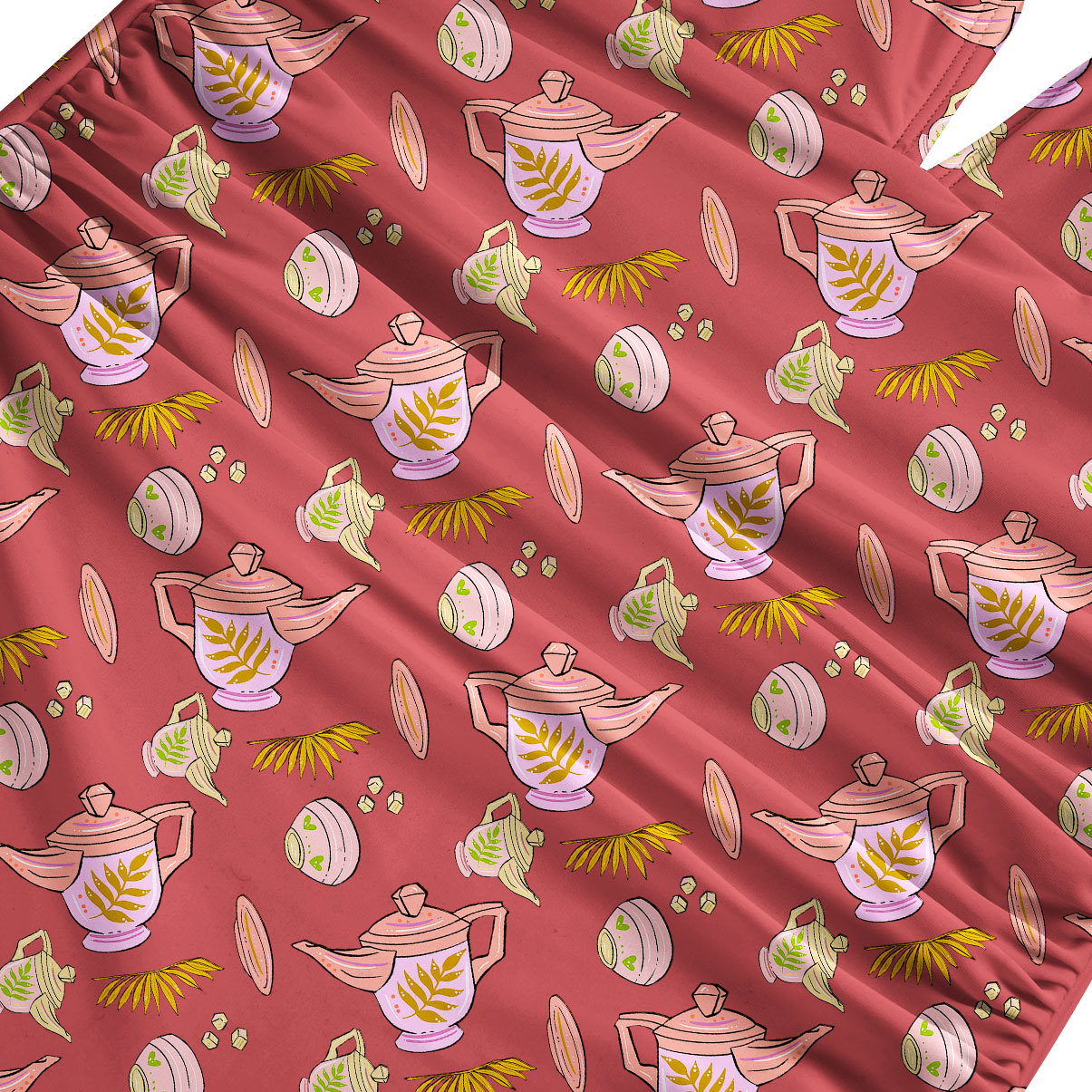 Purplehecate Mystical Teapot One-Piece Swimsuit