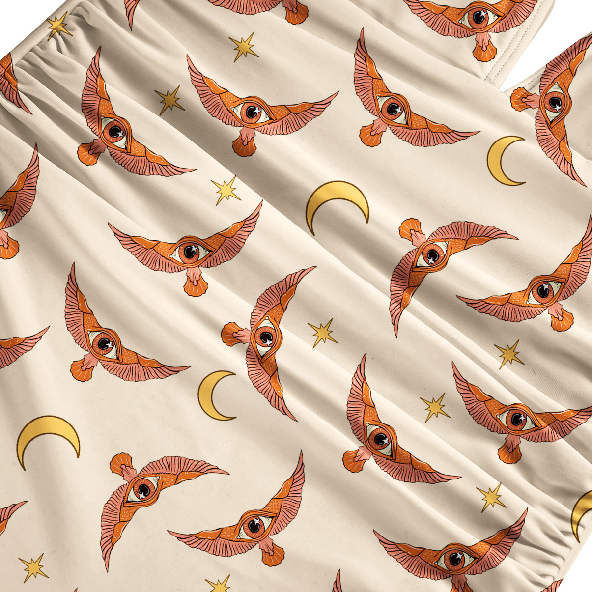 Purplehecate Fantasy Wizard Hat One-Piece Swimsuit