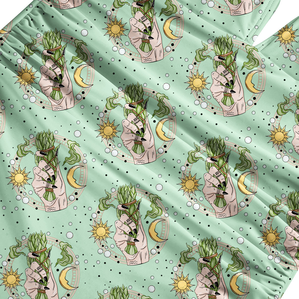 Purplehecate Go Sage Yourself One-Piece Swimsuit