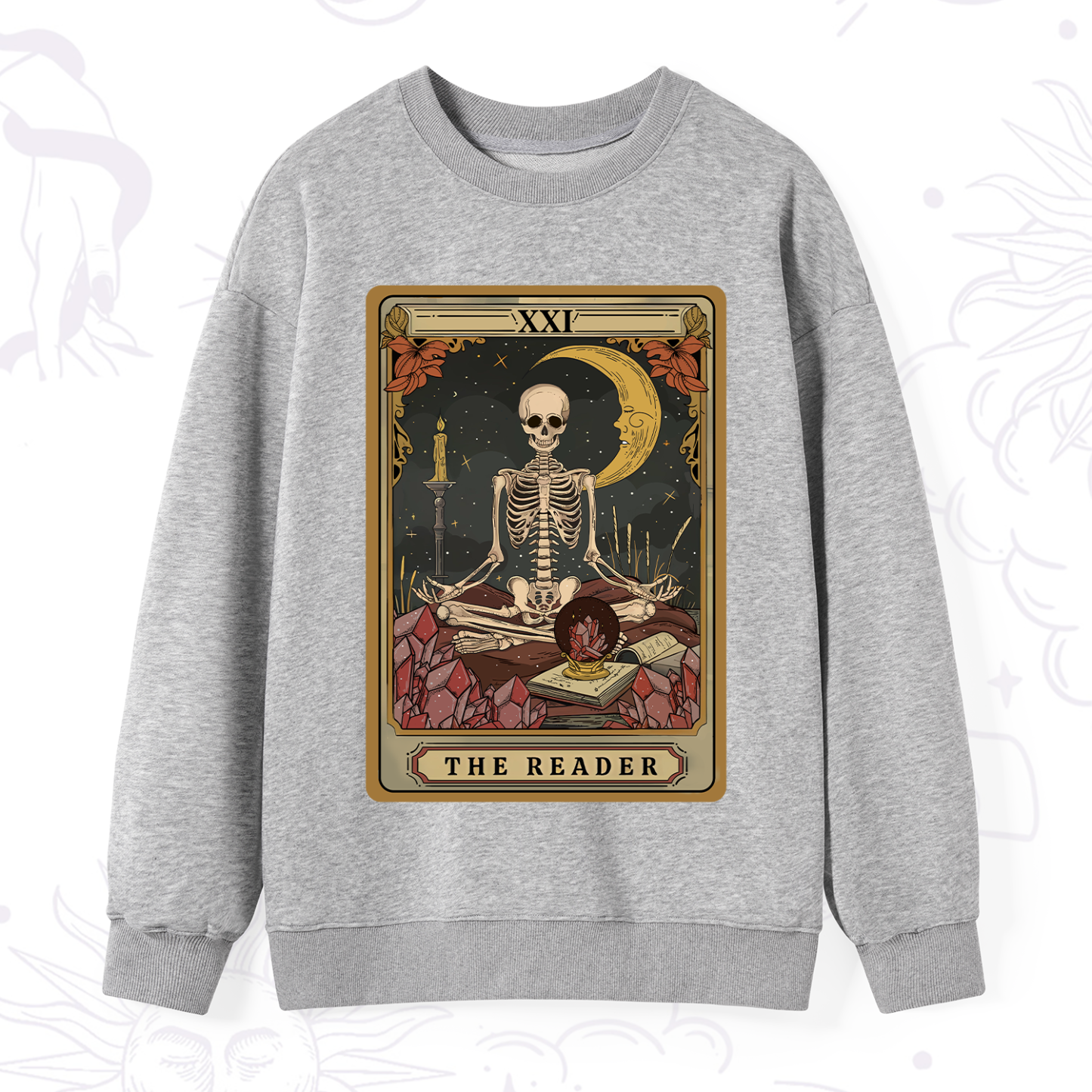 Purplehecate The Reader Tarot Sweatshirt