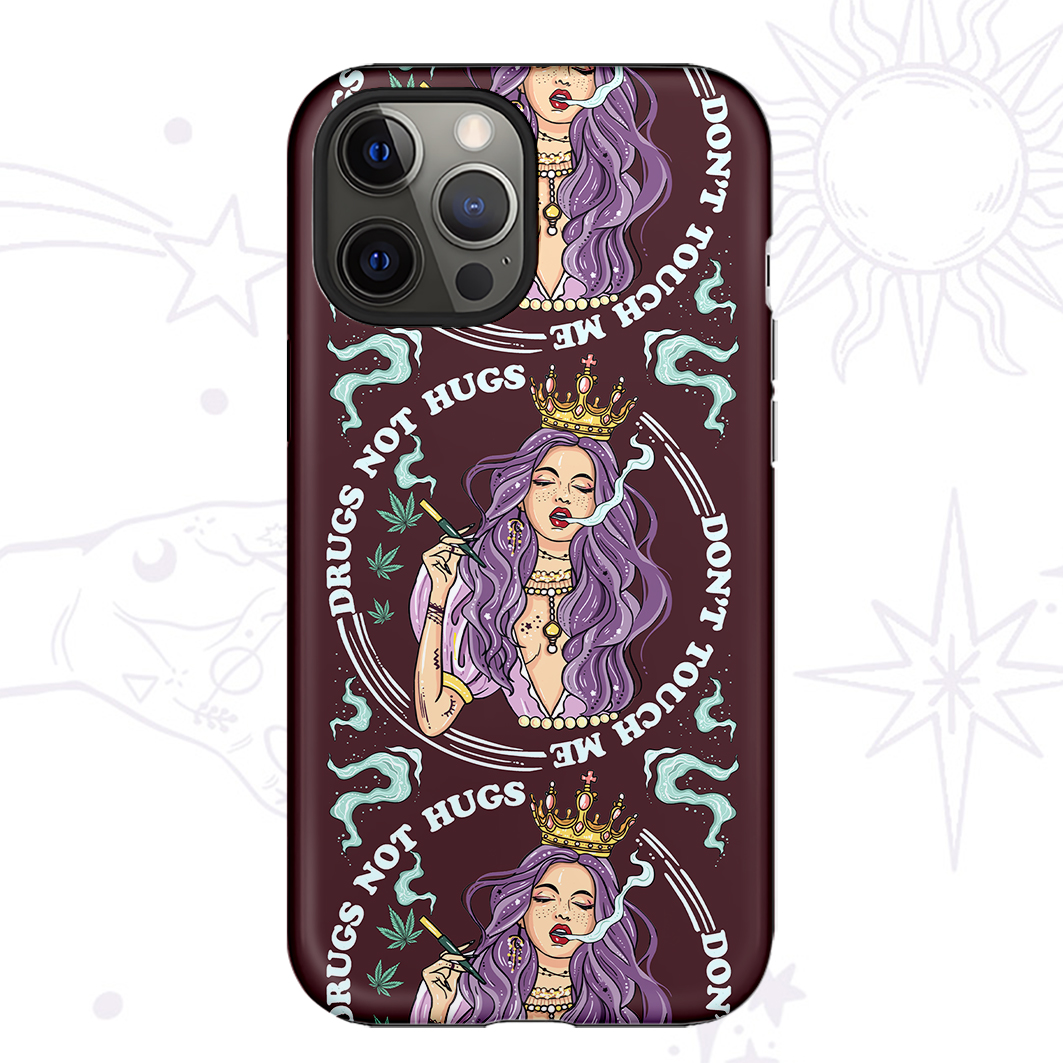 Purplehecate Drugs Not Hugs Phone Case