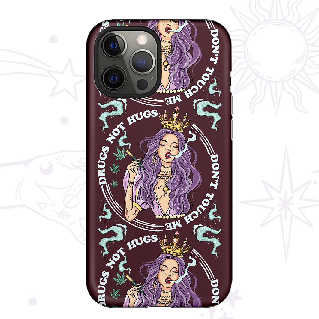 Purplehecate Drugs Not Hugs Phone Case