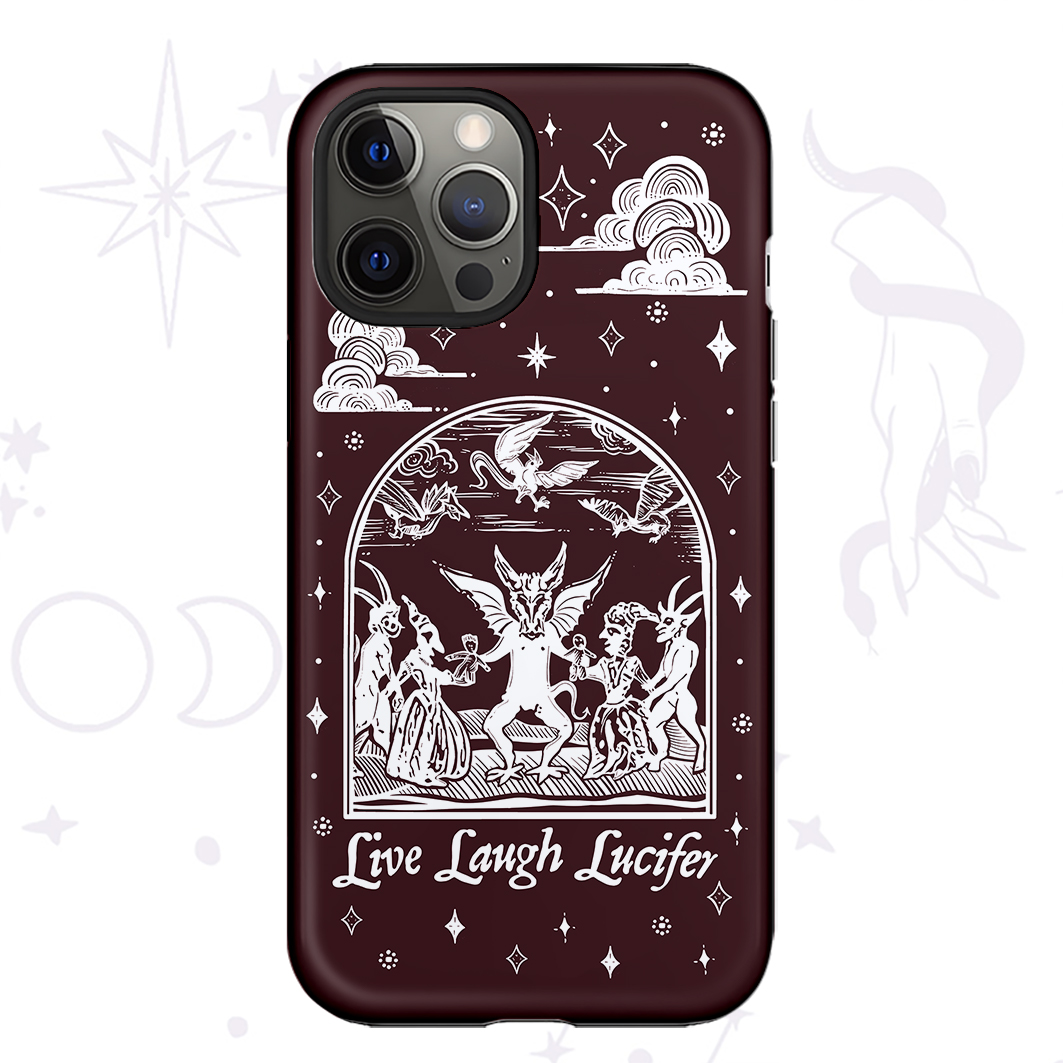 Purplehecate Live Laugh Lucifer Phone Case
