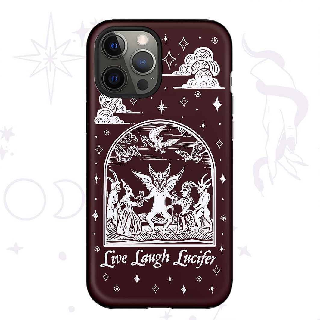 Purplehecate Live Laugh Lucifer Phone Case