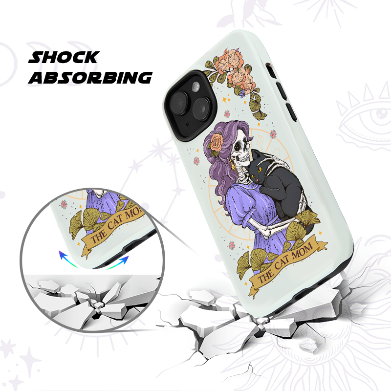 Purplehecate The Mystic Witch Cat Mom Phone Case