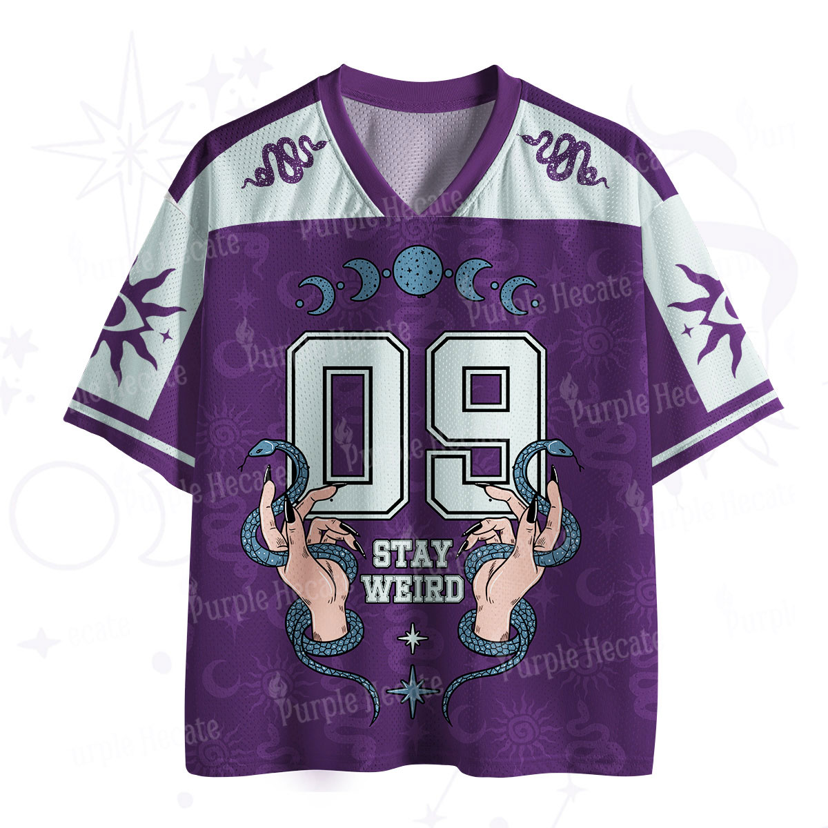 Purplehecate Stay Weird Mesh Jersey