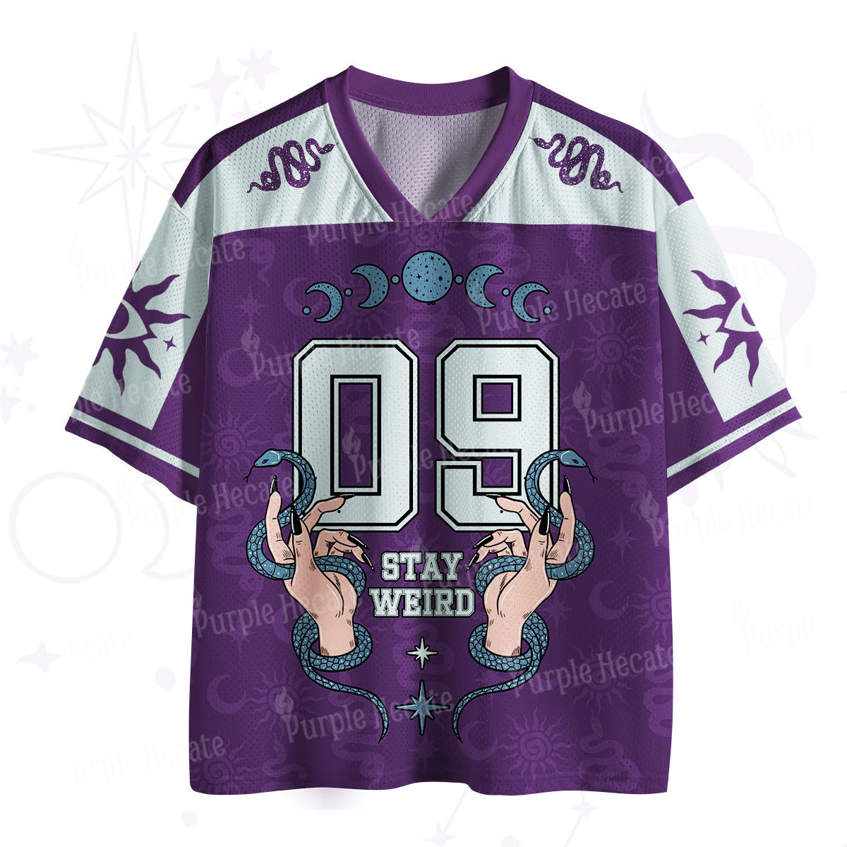 Purplehecate Stay Weird Mesh Jersey