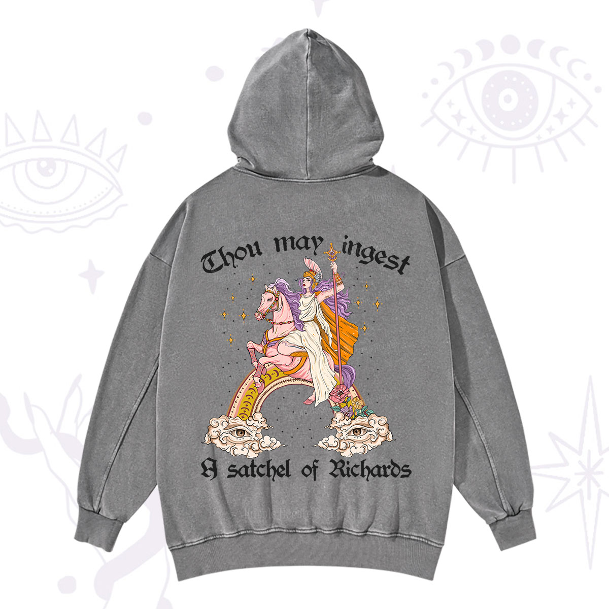 Purplehecate Thou may ingest a satchel of Richards Washed Hoodie
