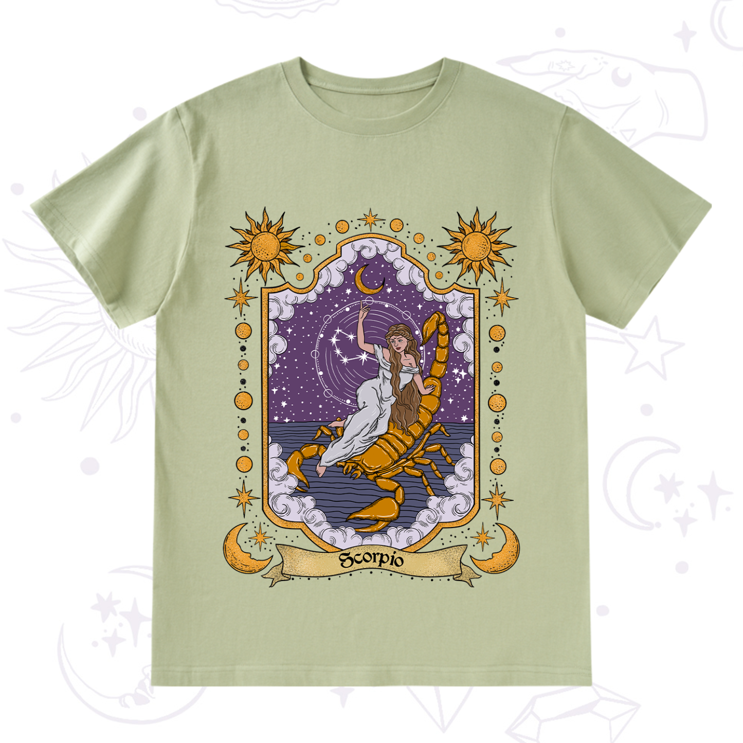 Purplehecate Scorpio Zodiac T-Shirt