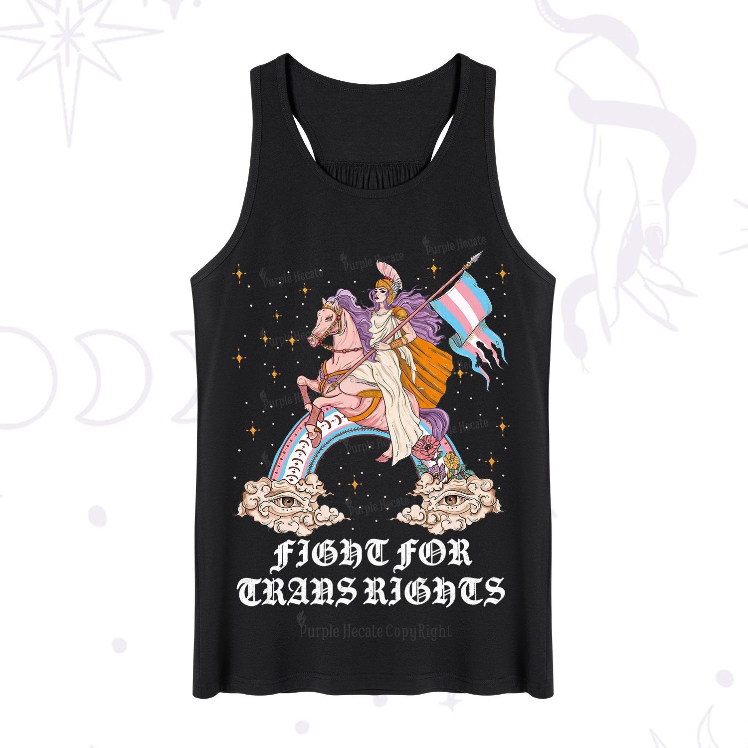 Purplehecate Fight for Trans Rights Knight Tank