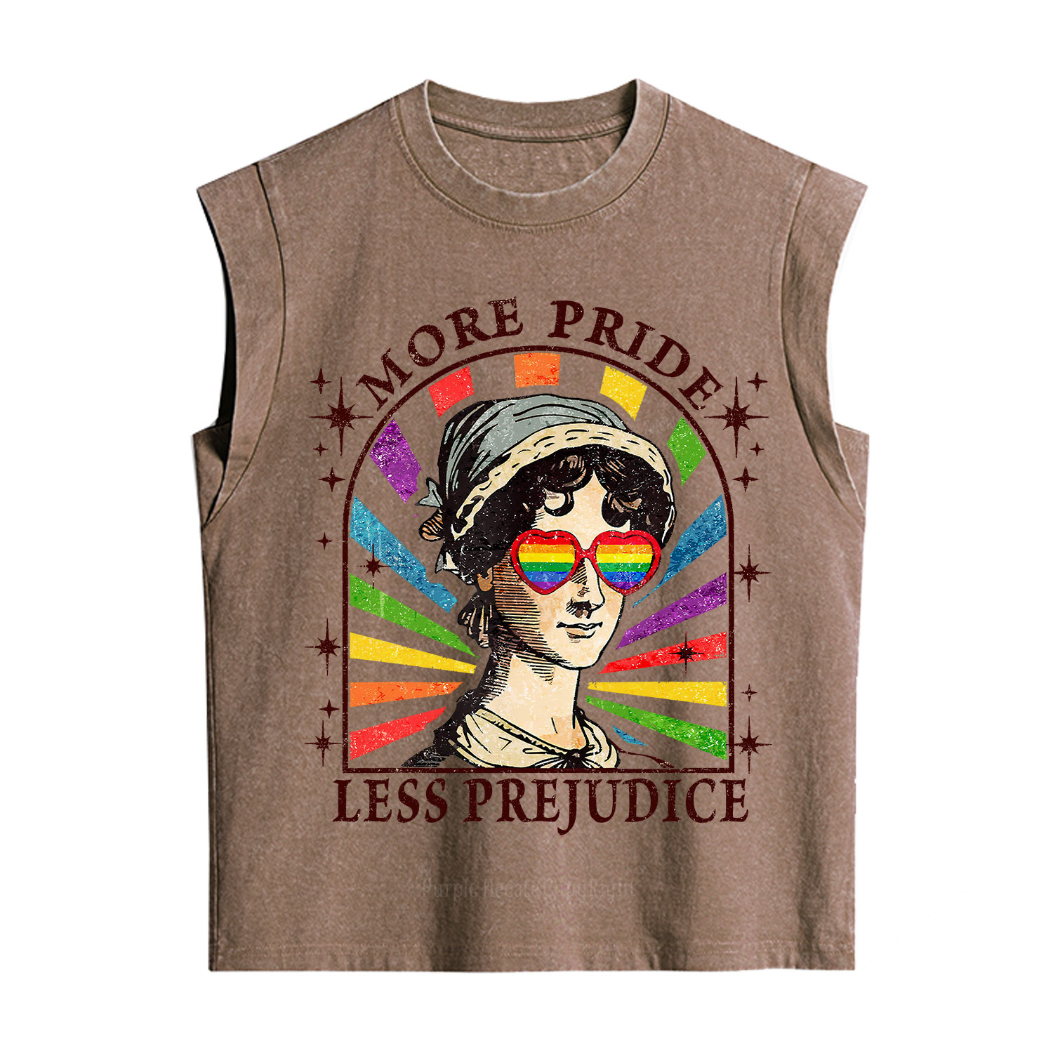 Purplehecate More Pride Less Prejudice Vintage Washed Tank